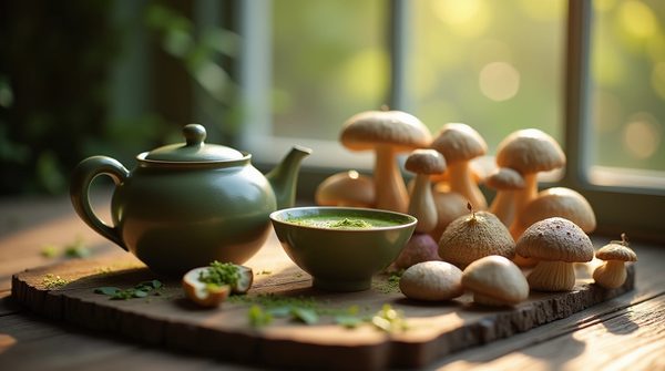 Le goût du matcha : l'alliance surprenante avec les champignons